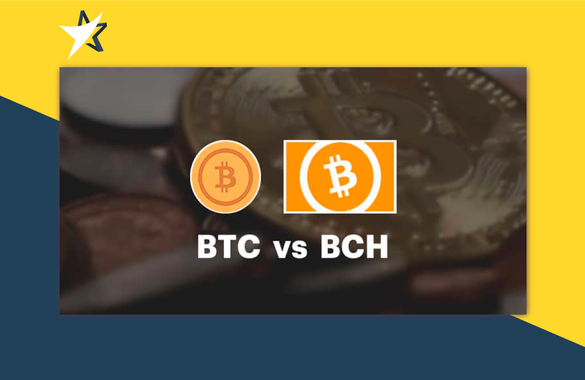 Bitcoin vs bitcoin cash chart