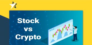 Sự khác nhau giữa tiền mã hoá (crypto) và cổ phiếu