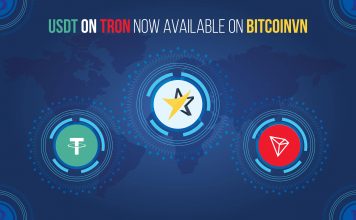 USDT on Tron now available on BitcoinVN