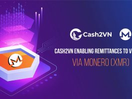 Cash2VN enabling Remittances to Vietnam via Monero (XMR)