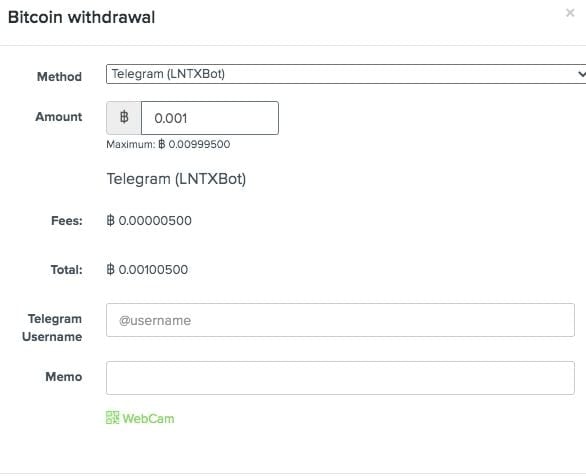 VBTC users will now be able to withdraw their balances to any Telegram account